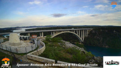 Skradin, řeka Krka, most A1