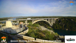 Skradin, řeka Krka, most A1