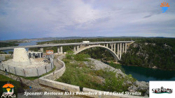 Skradin, řeka Krka, most A1