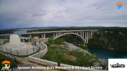 Skradin, řeka Krka, most A1