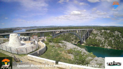 Skradin, řeka Krka, most A1