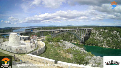 Skradin, řeka Krka, most A1