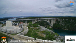 Skradin, řeka Krka, most A1