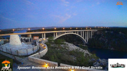 Skradin, řeka Krka, most A1