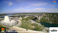 Skradin, řeka Krka, most A1