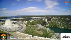 Skradin, řeka Krka, most A1