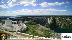 Skradin, řeka Krka, most A1