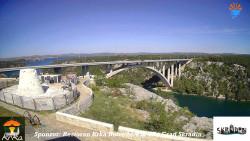 Skradin, řeka Krka, most A1