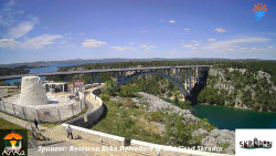 Skradin, řeka Krka, most A1