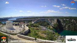 Skradin, řeka Krka, most A1