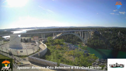 Skradin, řeka Krka, most A1