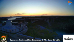 Skradin, řeka Krka, most A1