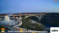 Skradin, řeka Krka, most A1