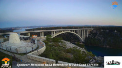 Skradin, řeka Krka, most A1