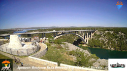 Skradin, řeka Krka, most A1