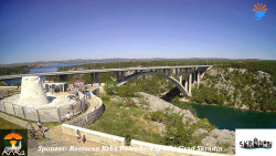 Skradin, řeka Krka, most A1