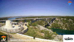 Skradin, řeka Krka, most A1