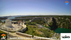 Skradin, řeka Krka, most A1