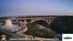 Skradin, řeka Krka, most A1