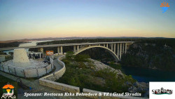 Skradin, řeka Krka, most A1