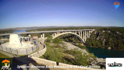 Skradin, řeka Krka, most A1