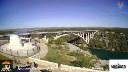 Skradin, řeka Krka, most A1