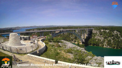 Skradin, řeka Krka, most A1