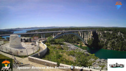 Skradin, řeka Krka, most A1