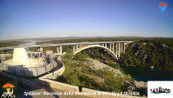 Skradin, řeka Krka, most A1