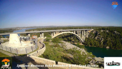 Skradin, řeka Krka, most A1