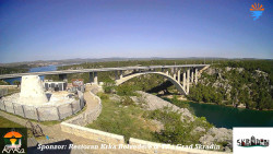 Skradin, řeka Krka, most A1