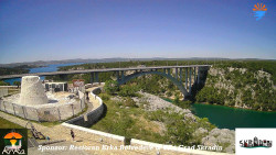 Skradin, řeka Krka, most A1