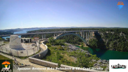 Skradin, řeka Krka, most A1