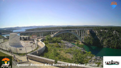 Skradin, řeka Krka, most A1