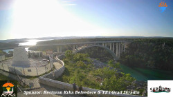 Skradin, řeka Krka, most A1