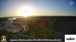 Skradin, řeka Krka, most A1