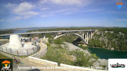 Skradin, řeka Krka, most A1