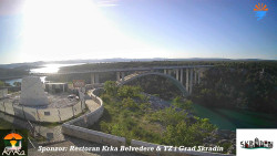 Skradin, řeka Krka, most A1