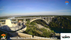 Skradin, řeka Krka, most A1