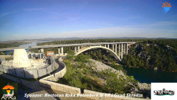 Skradin, řeka Krka, most A1