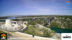 Skradin, řeka Krka, most A1
