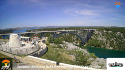 Skradin, řeka Krka, most A1