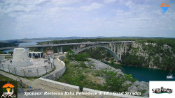Skradin, řeka Krka, most A1