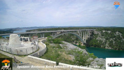 Skradin, řeka Krka, most A1