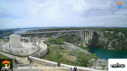 Skradin, řeka Krka, most A1