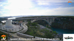 Skradin, řeka Krka, most A1