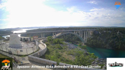 Skradin, řeka Krka, most A1