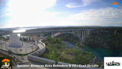 Skradin, řeka Krka, most A1