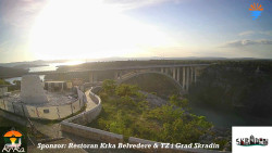 Skradin, řeka Krka, most A1