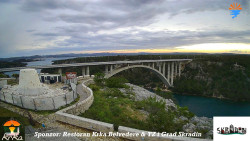 Skradin, řeka Krka, most A1